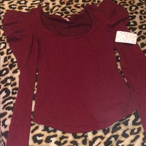 Free people long sleeve tee